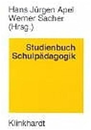 Bild des Verkufers fr Studienbuch Schulpdagogik zum Verkauf von getbooks GmbH