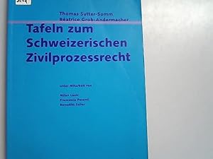 Bild des Verkufers fr Tafeln zum Schweizerischen Zivilprozessrecht zum Verkauf von Antiquariat Bookfarm