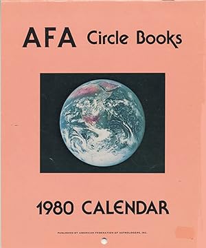 Collection of AFA Circle Books Astrological Calendars from 1979-1995