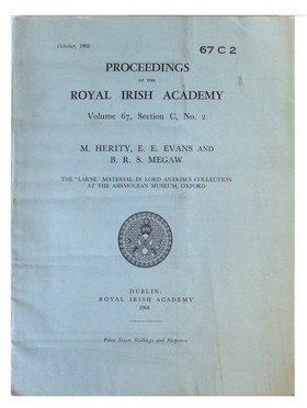 Imagen del vendedor de The ' Larne' Material in Lord Antrim's collection at the Ashmolean Museum Oxford a la venta por Kennys Bookshop and Art Galleries Ltd.