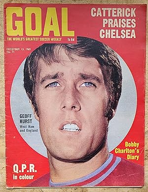 Goal The World's Greatest Soccer Weekly No.71 December 13 1969