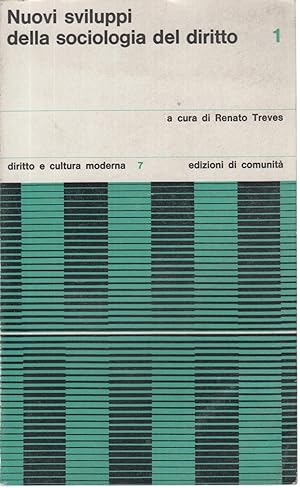Imagen del vendedor de Nuovi sviluppi della sociologia nel diritto (1966-1967) Vol.1 a la venta por Di Mano in Mano Soc. Coop