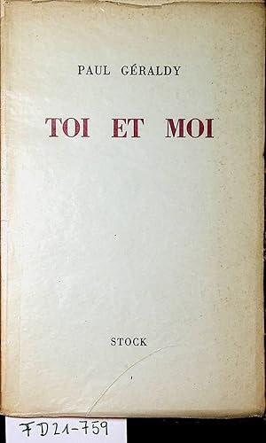 Toi et moi.