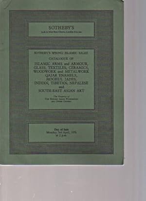 Sothebys 1978 Islamic Arms & Armour, Glass Textiles etc