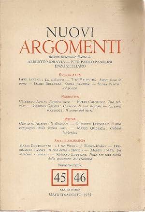 Seller image for Rivista bimestrale diretta da Alberto Moravia, Pier Paolo Pasolini, Enzo Siciliano for sale by Studio Bibliografico Marini