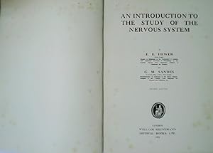 Bild des Verkufers fr An introduction to the study of the nervous system. zum Verkauf von Librera y Editorial Renacimiento, S.A.