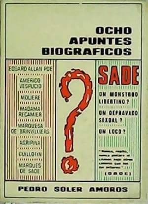 Immagine del venditore per Ocho apuntes biogrficos. venduto da Librera y Editorial Renacimiento, S.A.