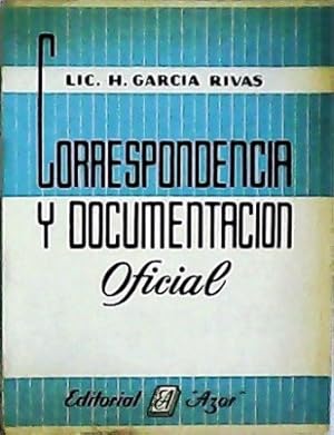 Imagen del vendedor de Correspondencia y documentacin oficial. a la venta por Librera y Editorial Renacimiento, S.A.