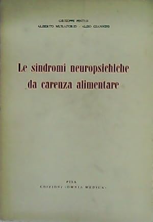 Imagen del vendedor de Le sindromi neuropsichiche da carenza alimentare. a la venta por Librera y Editorial Renacimiento, S.A.