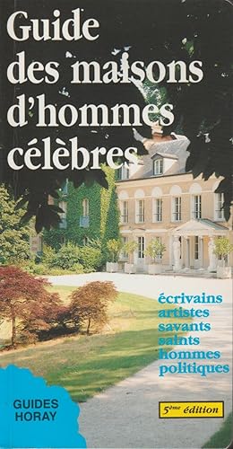 Seller image for GUIDE DES MAISONS D'HOMMES CELEBRES 1995 for sale by Librairie l'Aspidistra