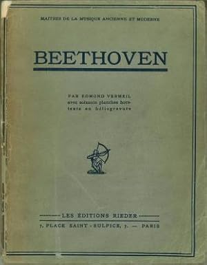 Bild des Verkufers fr Beethoven. (Avec soixante planches hors texte en hliogravure). zum Verkauf von Antiquariat Weinek