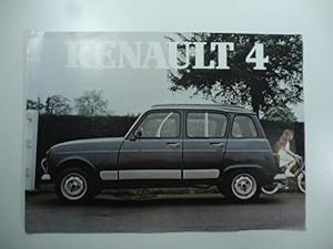 Renault 4 - pieghevole pubblicitario