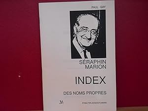 Séraphin Marion Index des noms propres