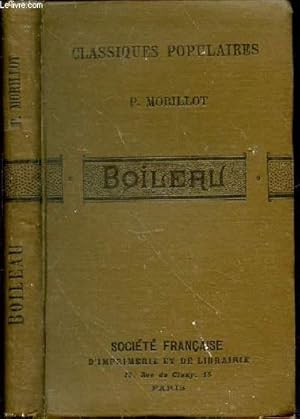 Imagen del vendedor de BOILEAU a la venta por Le-Livre