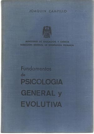 Imagen del vendedor de Fundamentos de Psicologia general y evolutiva a la venta por TU LIBRO DE OCASION