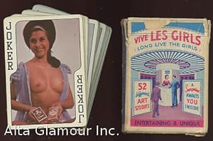 VIVE LES GIRLS PLAYING CARDS - 52 ART STUDIES; Long Live the Girls