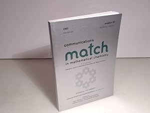 Communications in mathematical chemistry (match). Number 29 (1993).