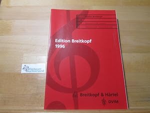 Katalog 1996 Soloinstrumente Gesang Klavierauszüge Studienpartituren