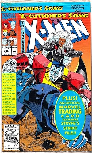 Seller image for Uncanny X-Men #295 (Dec 1992) X-Cutioner's Song Pt 5 (Comic + Card) for sale by Booklover Oxford