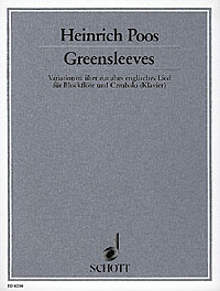 Seller image for Greensleeves for sale by CONTINUO Noten-Buch-Versand