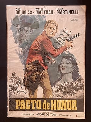 AFFICHE PACTO DE HONOR (THE INDIAN FIGHTER/LA RIVIERE DE NOS AMOURS)