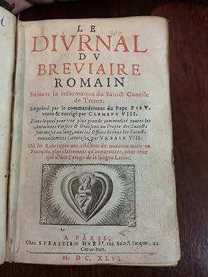 Seller image for Le diurnal du Breviaire Romain, Suivant le reformation du S. Concile de Trente for sale by Temple Bar Bookshop