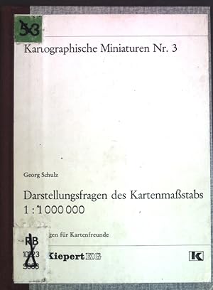 Bild des Verkufers fr Darstellungsfragen des Kartenmastabs 1:1000000; zum Verkauf von books4less (Versandantiquariat Petra Gros GmbH & Co. KG)