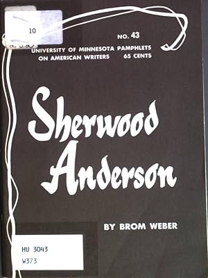Image du vendeur pour Sherwood Anderson Pamphelets on American Writers, No. 43 mis en vente par books4less (Versandantiquariat Petra Gros GmbH & Co. KG)