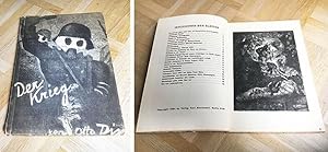 Der Krieg. 24 Offsetdrucke nach Originalen aus dem Radierwerk von Otto Dix.
