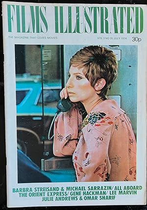 Seller image for Films Illustrated July 1974 (Barbra Streisland on cover) Vol.3 No.35 for sale by Shore Books