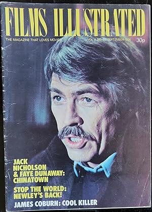 Imagen del vendedor de Films Illustrated September 1974 (James Coburn on cover) a la venta por Shore Books