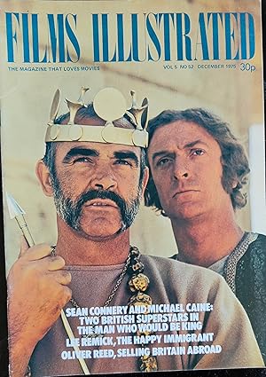 Immagine del venditore per Film Illustrated, the Magazine That Loves Movies, Vol. 5, No.52, December 1975 (Sean Connery and Michael Caine on cover) venduto da Shore Books