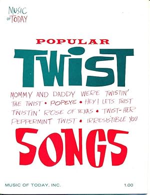 Seller image for Popular Twist Songs for sale by Randall's Books