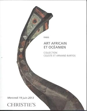 (Auction Catalogue) Christie's, June 19, 2013. ART AFRICAIN ET OCEANIEN. Collection Celeste et Ar...