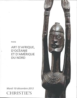 (Auction Catalogue) Christie's, December 10, 2013. ART D'AFRIQUE D'OCEANIE ET D'AMERIQUE DU NORD