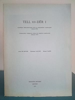 Bild des Verk�ufers f�r Tell Ed-Der I zum Verkauf von Library of Religious Thought