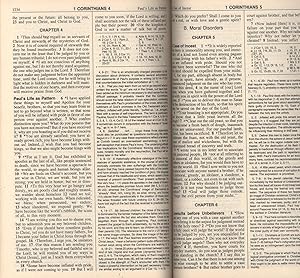 Seller image for The New American Bible : translated from the original languages with critical use of all the ancient sources : with the revised book of Psalms and the revised New Testament ; Collaborators on the Old Testament ; Collaborators on the New Testament ; List of the Popes; Parables in Chronological order; Miracles in chronological order; Books of the Bible [Bible. English. New American. 1991.; Official Catholic Bible; Holy Bible] for sale by Joseph Valles - Books