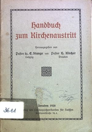 Seller image for Handbuch zum Kirchenaustritt; for sale by books4less (Versandantiquariat Petra Gros GmbH & Co. KG)