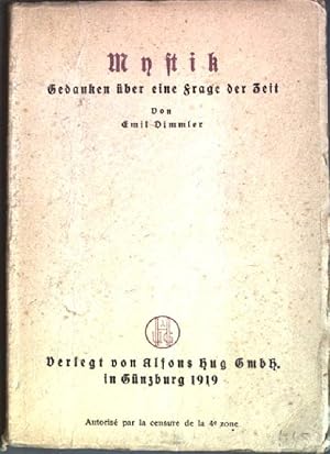 Seller image for Mystik: Gedanken ber eine Frage der Zeit for sale by books4less (Versandantiquariat Petra Gros GmbH & Co. KG)