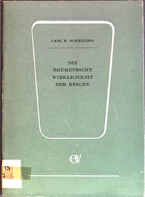 Imagen del vendedor de Die kumenische Wirklichkeit der Kirche Evangelischer Schriftendienst, Heft 8 a la venta por books4less (Versandantiquariat Petra Gros GmbH & Co. KG)