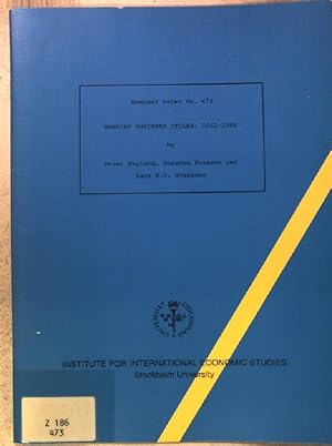 Bild des Verkufers fr Swedish Business Cycles: 1861-1988 Seminar Paper No. 473 zum Verkauf von books4less (Versandantiquariat Petra Gros GmbH & Co. KG)