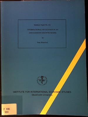 Bild des Verk�ufers f�r International Spillovers in an Endogenous Growth Model Seminar Paper No. 551 zum Verkauf von books4less (Versandantiquariat Petra Gros GmbH & Co. KG)