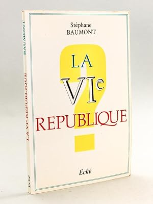 Seller image for La VIe Rpublique for sale by Librairie du Cardinal