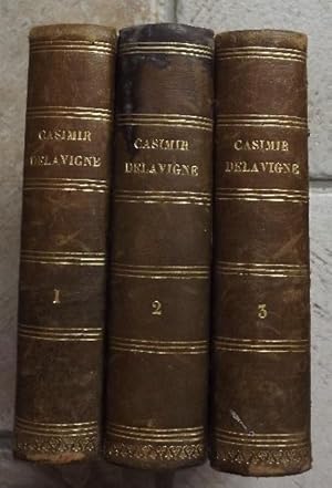 Théâtre de Casimir Delavigne (3 tomes, complet)