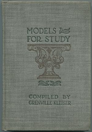 Bild des Verkufers fr Models for Study zum Verkauf von Between the Covers-Rare Books, Inc. ABAA