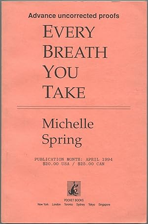 Image du vendeur pour Every Breath You Take mis en vente par Between the Covers-Rare Books, Inc. ABAA
