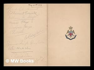 Seller image for Menu for League of Louth meeting, May 21st, 1919 for sale by MW Books