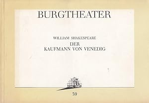 Bild des Verkufers fr Kaufmann von Venedig. Spielzeit 1993. Inszenierung Zadek, Peter. Bhne Minks, Wilfried. Kostme / u.Malerei Grtzke, Johannes. Musik Berio, Luciano. Dramaturgie Brocher, Corinna / Ferbers, Jutta. Regieassistenz Darsteller Landowsky, Pavel / Kirchner, Ignaz / Voss, Gert / Manker, Paulus / Kirchner, Ignaz / Zuber, heinz / Hefti, Urs / Schwab, Martin / Fries, Christian / Landovsky, Pavel / Mattea, Eva u.a. zum Verkauf von Antiquariat Carl Wegner