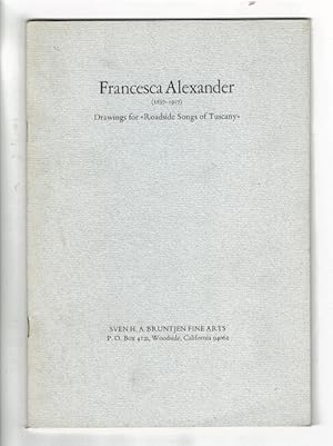 Francesca Alexander (1837-1917). Drawings for roadside songs of Tuscany