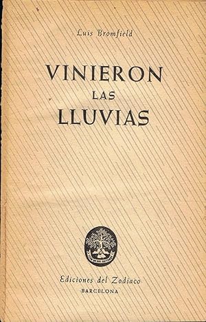 Imagen del vendedor de VINIERON LAS LLUVIAS a la venta por Librera Torren de Rueda